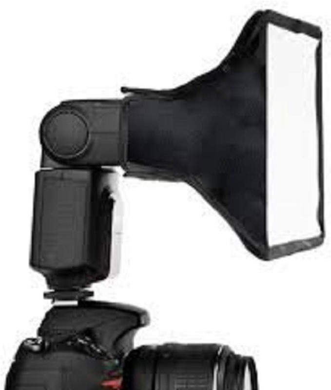 SUPERNIC Flash Bounce Diffuser Reflector Soft Light Box Elastic Large Big Size flash Diffuser(Black)