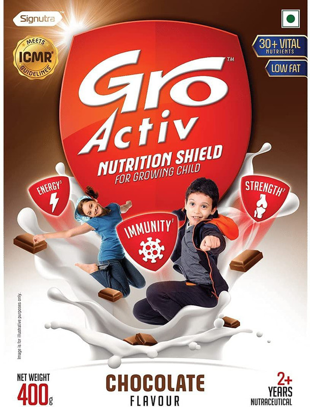 Signutra Groactiv Nutrition Shield for Growing Child Nutrition Drink (BIB)(400 g)