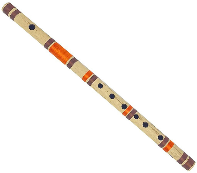 SG MUSICAL SGM-B2 C Natural Bansuri | Middle Octave | Right Handed Indian Bamboo Flute(50 cm)