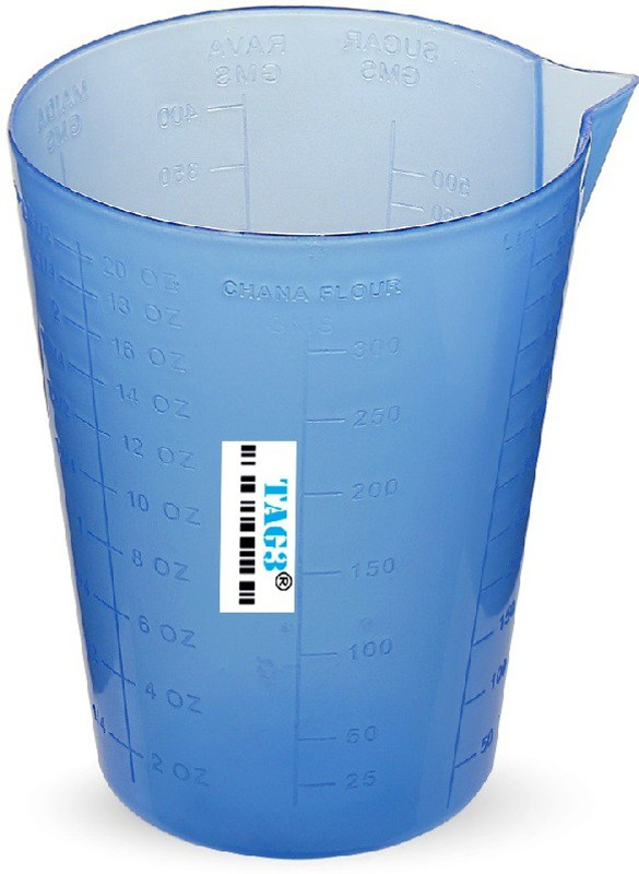 TAG3 Plastic Measuring Cup - Blue Measuring Cup(600 ml)