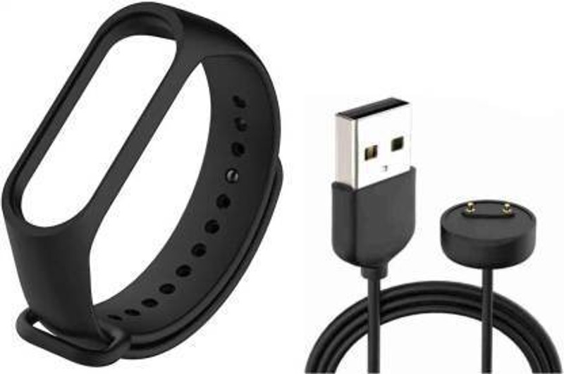 Asotai Mi5 Band Strap and Charging Cable Smart Band Strap (Black) Smart Band Strap(Black)