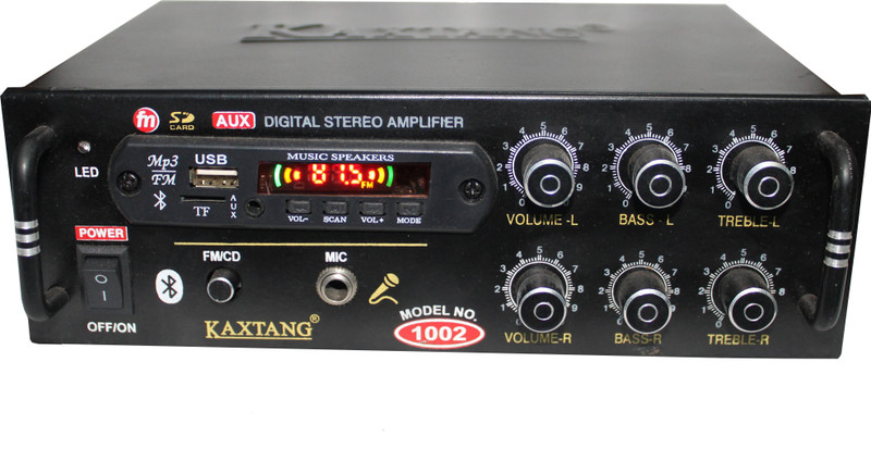 KAXTANG 1002 NEW SERIES METAL DJ REMIX ABSTRACT VERSION WITH BETTER SOUND QUALITY SOLOMAX AUDIO 60 WATT black 1002 SOLOMAX 4440 IC BT/ USB//SD Card /FM /AUX 60 W AV Power Amplifier (Black) 60 W AV Power Amplifier (Black) 60 W AV Power Amplifier(Black)