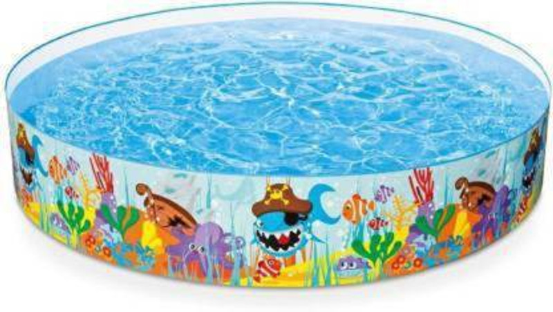 eEdgestore 5 Feet Kids Water Pool Bath Tub Swimming Pool Bath Toy for kids (Blue, White)(Multicolor)