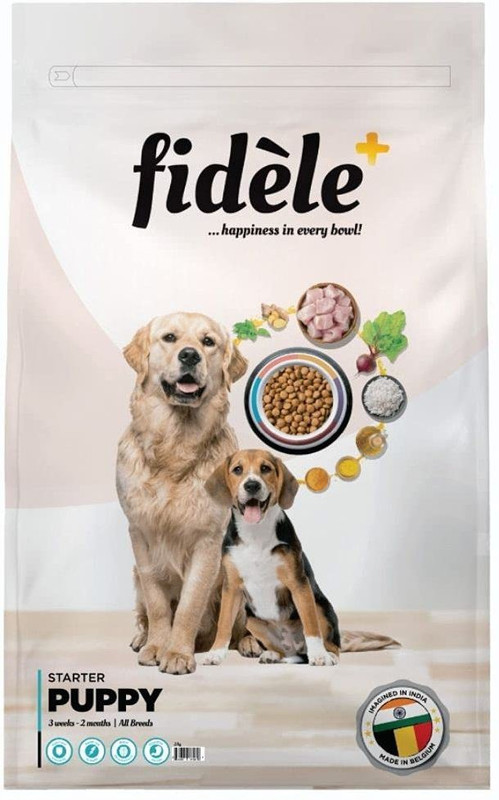 FIDELE STARTER PUPPY 3KG Chicken 3 kg Dry New Born Dog Food