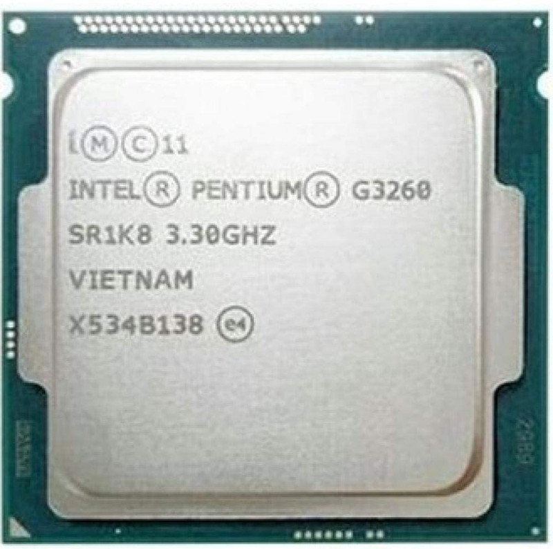 Intel G3240 4th Generation LGA 1150 3.1 GHz LGA 1150 Socket 2 Cores Desktop Processor(Silver, Green)