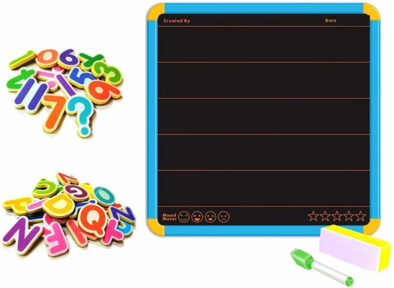 Jayaansh Traders 4 In 1 Magnetic Learning Board For Kids(Multicolor)