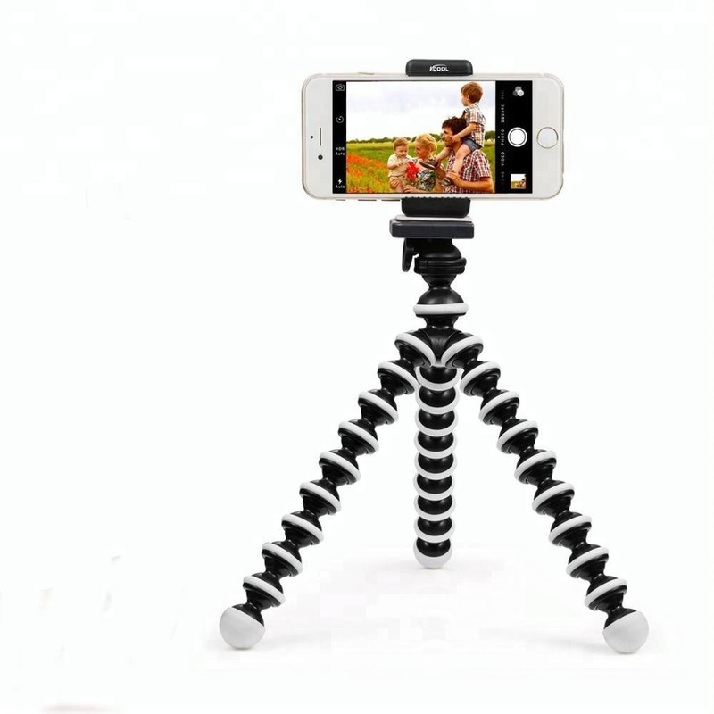 imad Gorilla Tripod 10" - DSLR , Smartphone & Action Cameras mobile holder Octopus Stand/mobile Holder Gorillapod Tripod Kit Tripod(black and white, Supports Up to 1.5 g)