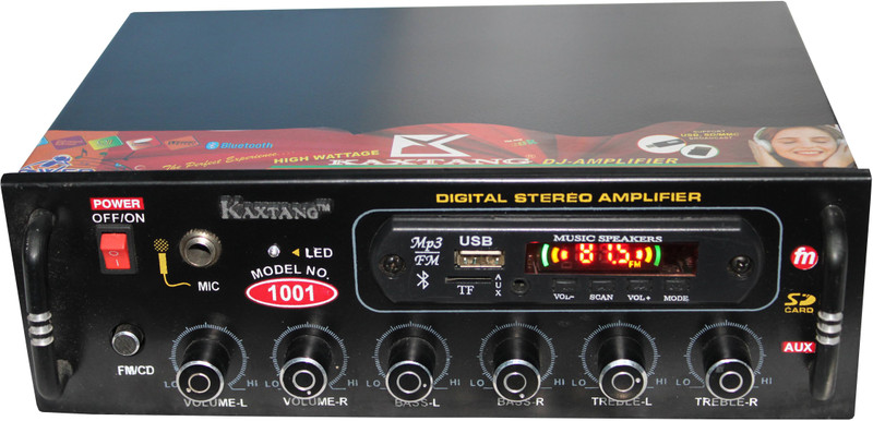 KAXTANG 1001 NEW SERIES METAL DJ REMIX ABSTRACT VERSION WITH BETTER SOUND QUALITY SOLOMAX AUDIO 60 WATT black 1001 SOLOMAX 4440 IC BT/ USB//SD Card /FM /AUX 60 W AV Power Amplifier (Black) 60 W AV Power Amplifier (Black) 60 W AV Power Amplifier(Black)
