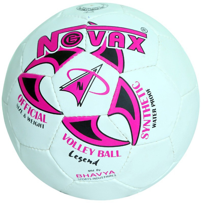 Novax Legend Match Volleyball Official Size 5 Hand Sewn Outdoor Indoor Beach Game Volleyball - Size: 5(Standard, Pack of 1)