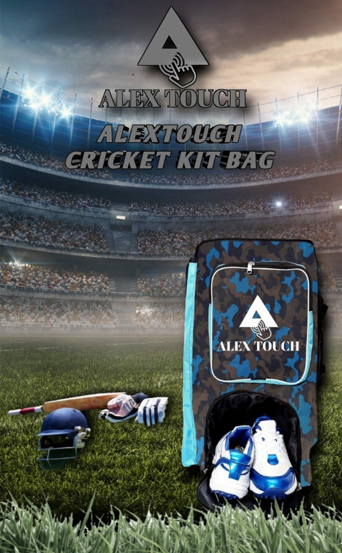 ALEXTOUCH Cricket Kit Bag Heavy Material Foam Inside Full Padded(Kit Bag)