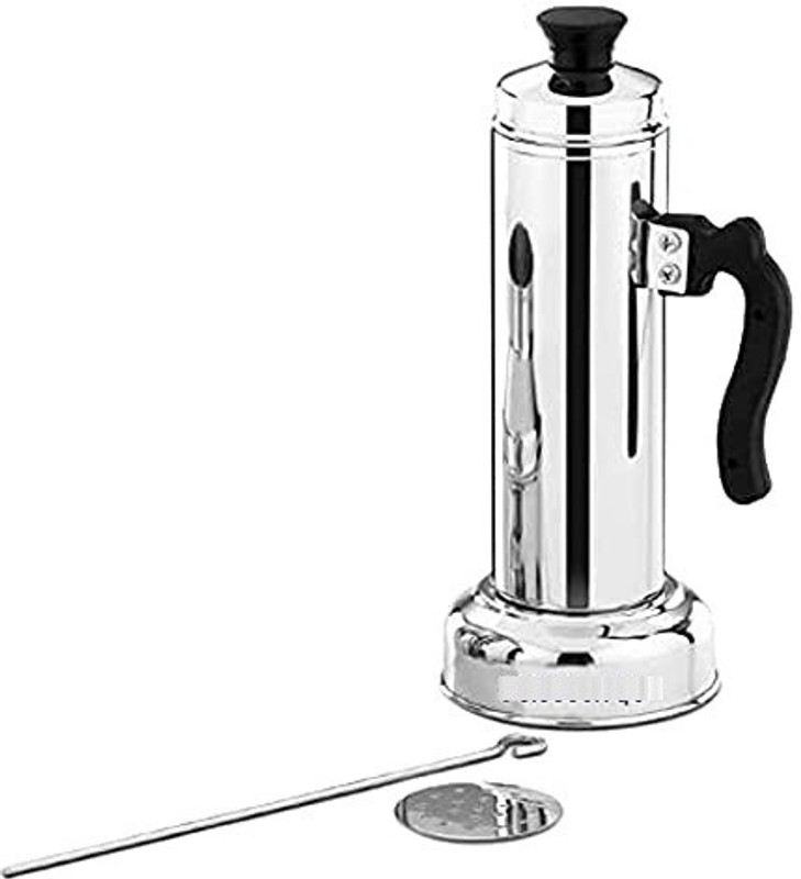 BlueBerry's Stainless Steel Puttu Kudam Maker with Lid, Food Grade(1334)(Silver) Stainless Steel Steamer(2 L)