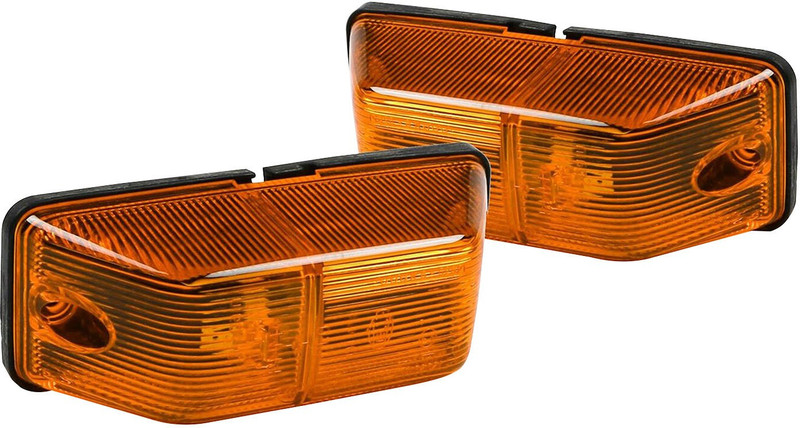 Apsmotiv Turn Signal Side Indicator 24V Set Suitable for Universal Trucks Car Dash Indicator Lamp
