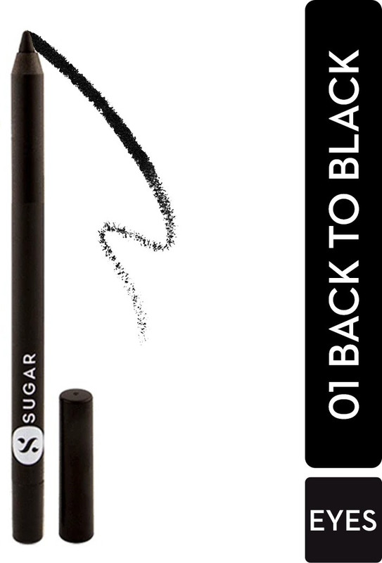 SUGAR Cosmetics Stroke Of Genius Heavy-Duty Kohl(Black, 1.2 g)