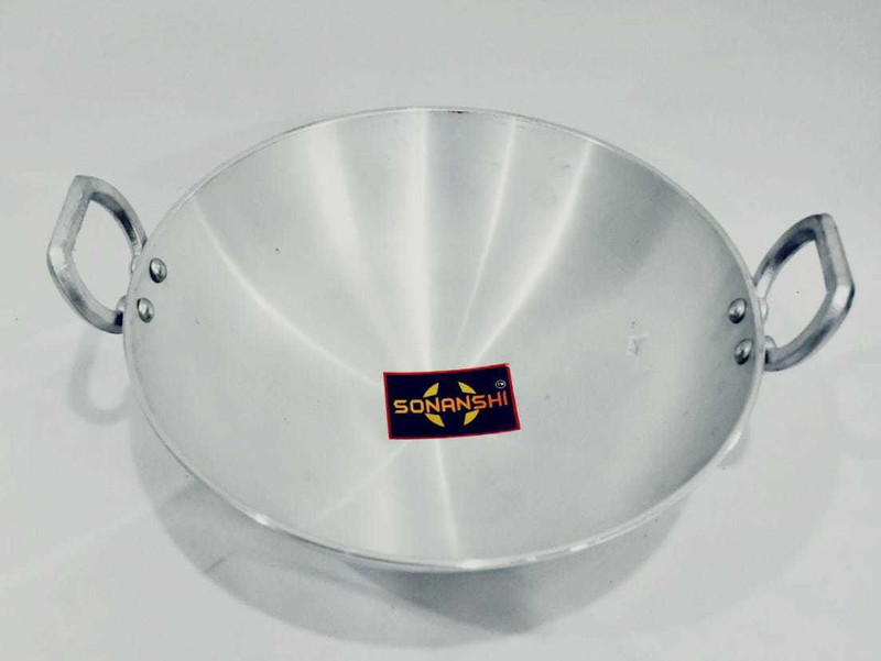 Super HK Kadhai 22.86 cm diameter 1 L capacity(Aluminium)