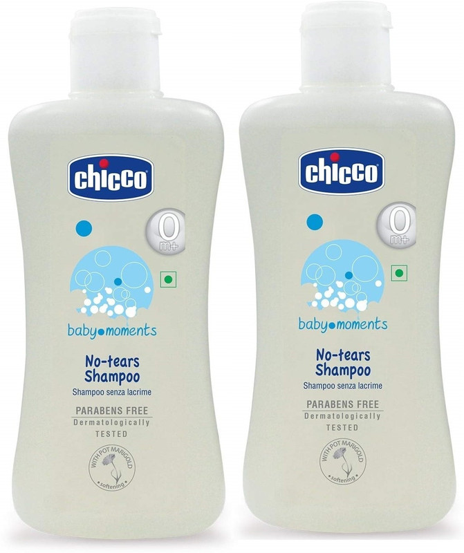 Chicco Baby Moments No Tears Shampoo(200ml x Pack of 2)(400)