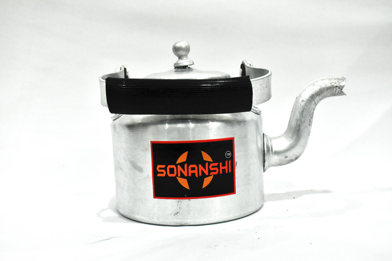 Sonanshi Aluminium Traditional Roadside Cutting Chai/Tea Kettle for Milk/Tea/Coffee Tea Urn(1.5 L)