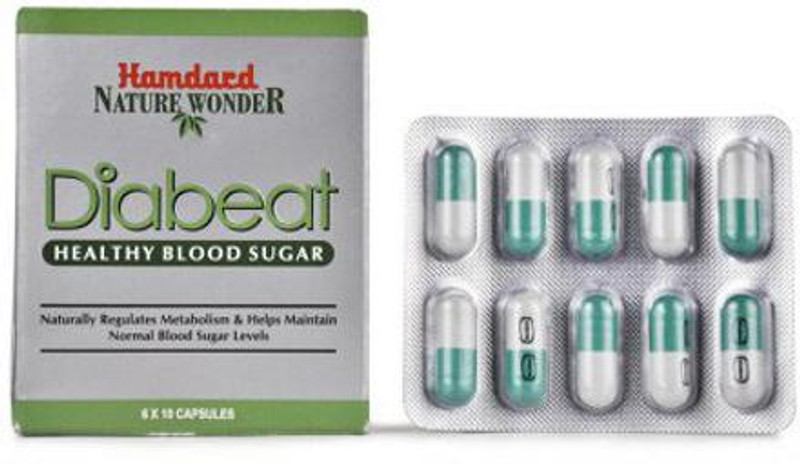 Hamdard Diabeat Capsules (60caps) 1 Piece(60 Capsules)