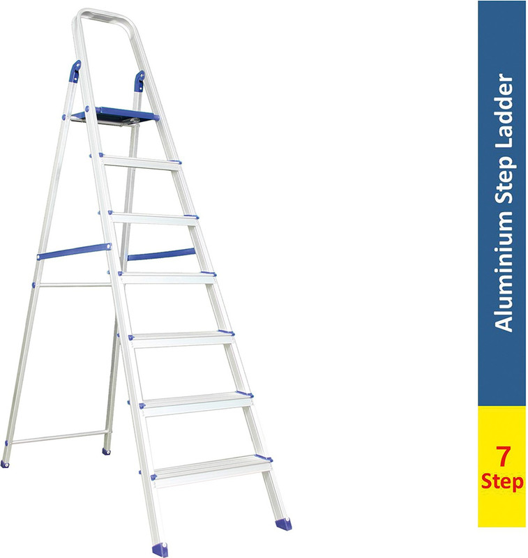 Flipkart SmartBuy 7 Step With Heavy Platform Aluminium Ladder(With Platform)