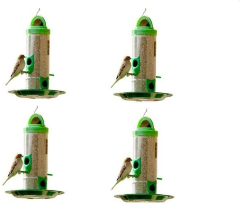 AMIJIVDAYA Small bird feeder (pack of 10) Window Bird Feeder Bird Feeder(Green)
