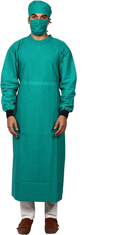 PF With Pickfully Surgical Gown Gown Hospital Scrub(Green Free)