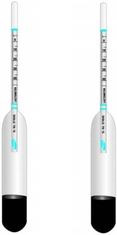 C S collections Lactometer for Milk Testing (2 Piece) Instant Read Thermocouple Kitchen Thermometer