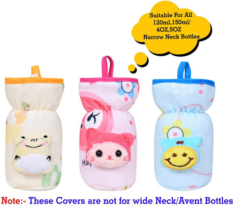 The Little Lookers Soft Plush Stretchable Baby Feeder(Pink, Yellow, Blue)