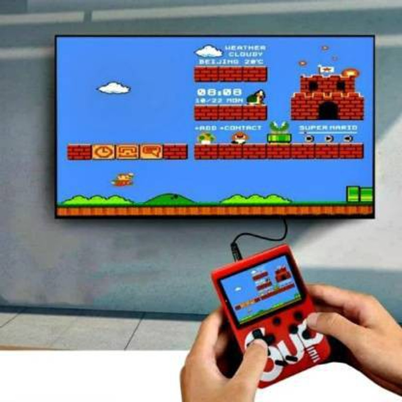 NKL Superb 400 Game Best Gift For Kids Boy Console Mario Portable LCD Video Game Handheld Gaming Console(MULTICOLOR)