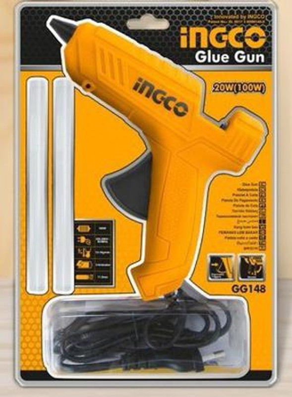 INGCO CORDED GLUE GUN GG148 (11.2MM) Standard Temperature Corded Glue Gun(11.2 mm)