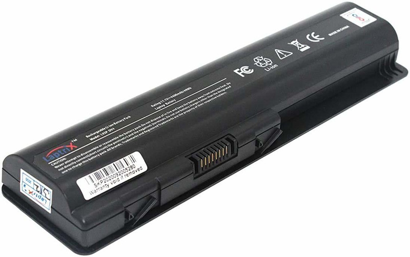 Laptrix H-P DV4 Laptop Battery Compatible for 484170-001 484172-001 HSTNN-CB72 HP Pavilion DV4-2040US DV5-1010 compaq presario CQ40 CQ45 CQ50 CQ60 EV06 KS524AA KS526AA 462889-141 462890-542 484171-001 6 Cell Laptop Battery