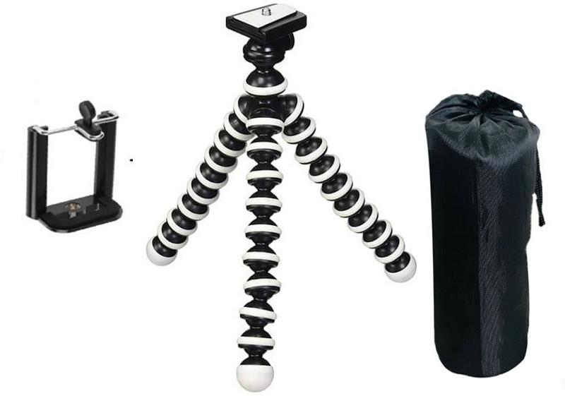 POZUB PUZ- GRLA77 NEW ARRIVAL BUY GORILLA TRIPOD + DUSTPROOF BAG with mobile holding clip Camera Tripod Mini Flexible Smartphone Octopus Screw Selfie Tripod Wholesale Table Tripod, Mini Tripod / Lightweight, Flexible Octopus Tripod Small Size Super Flexible with Universal 1/4 Screw Multi-Use Selfie