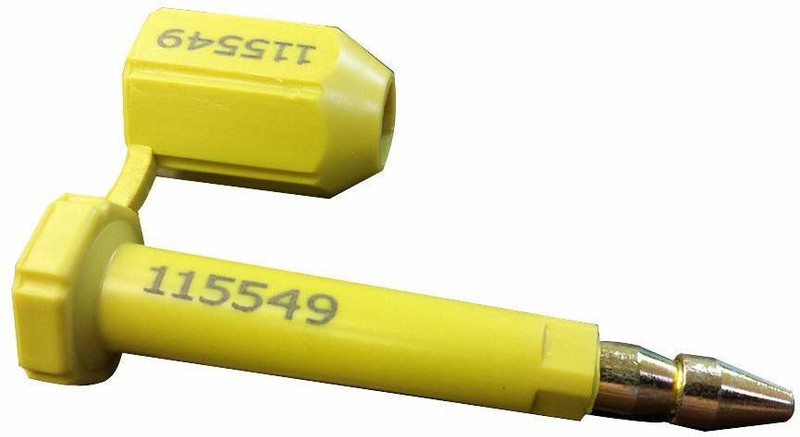 Engarc CONTAINER BOLT SEAL YELLOW COLOR SEAL SECURITY OIL CONTAINER SEAL 25PCS Lock(Yellow)
