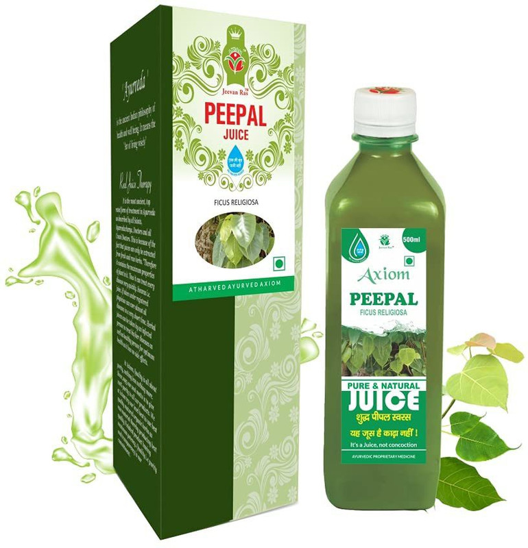 AXIOM Peepal Juice,Helpful in Psoriasis(Pack of 2, 500 ml)