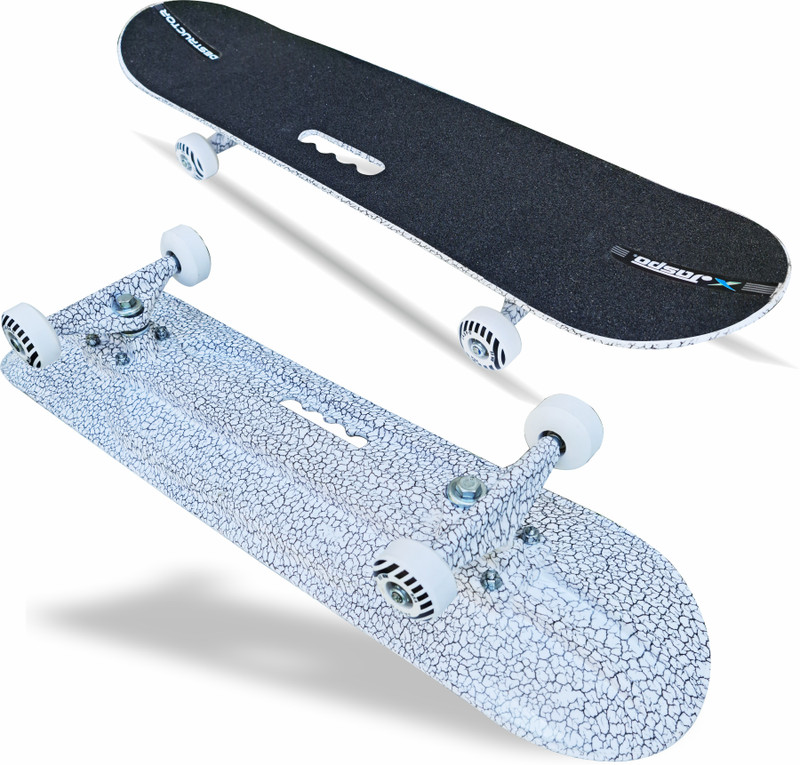Jaspo Destructor No Mercy Fiber Skateboards 31"X8" Inches, Suitable for Age Group Above 8 Years 31 inch x 8 inch Skateboard(Multicolor, Pack of 1)