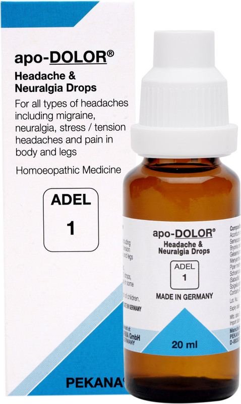 ADEL No. 1 (apo-Dolor) Headache & Neuralgia Drops(20 ml)
