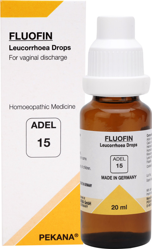 ADEL No. 15 (FLUOFIN) Women's White Discharge Drops(20 ml)