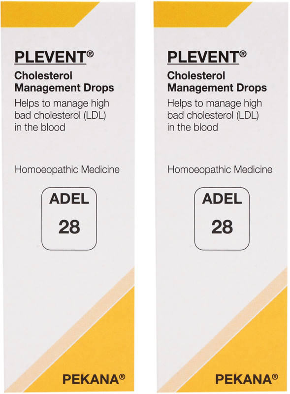 ADEL No. 28 (PLEVENT) Cholesterol Management Drops(2 x 20 ml)