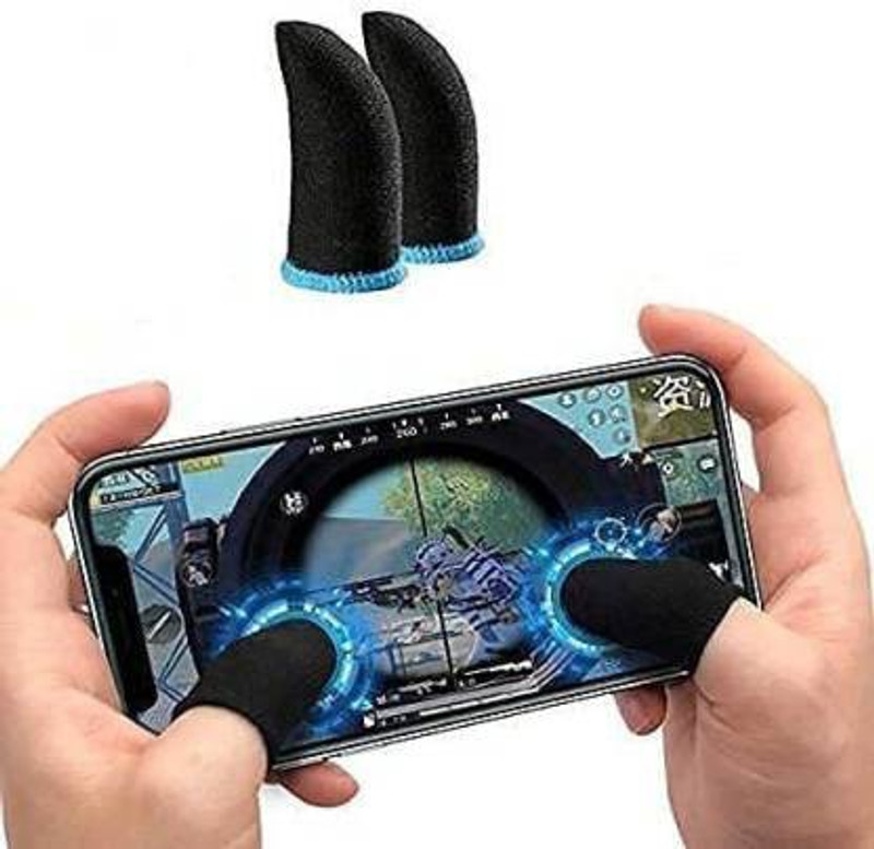 durReey Finger sleeve cap for sweat breathable full touch screen Finger Sleeve(Pack of 2)