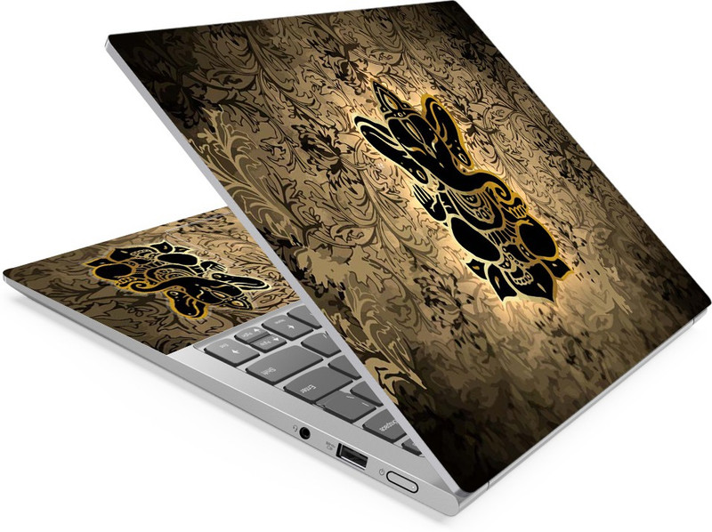 Techfit HD Printed Easy to Install Full Panel Laptop Skin/Sticker/Stretchable Vinyl/Cover for all Size Laptops upto 15.6 inch No Residue, Bubble Free - Calm Love Vinyl Laptop Skin Compatible for 15.6 inch(Theme: Nature)