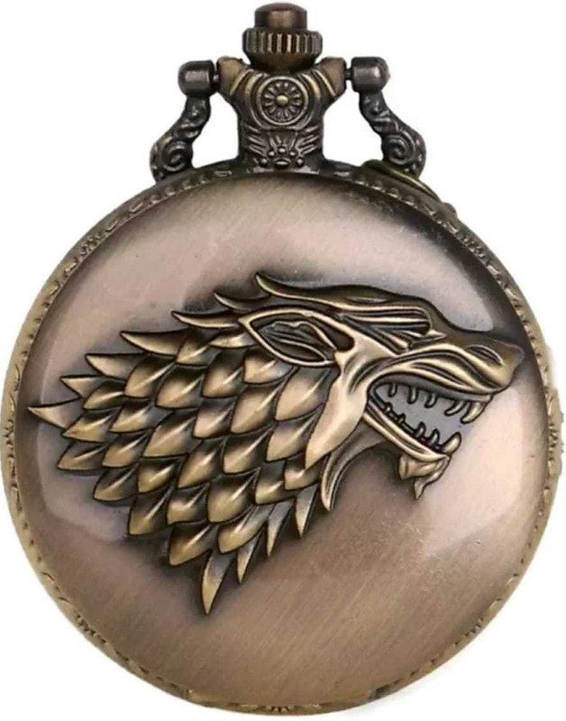 SB FASHION POINT BAT MAN POCKET WATCH 316 1 STEEL Pocket Watch Chain