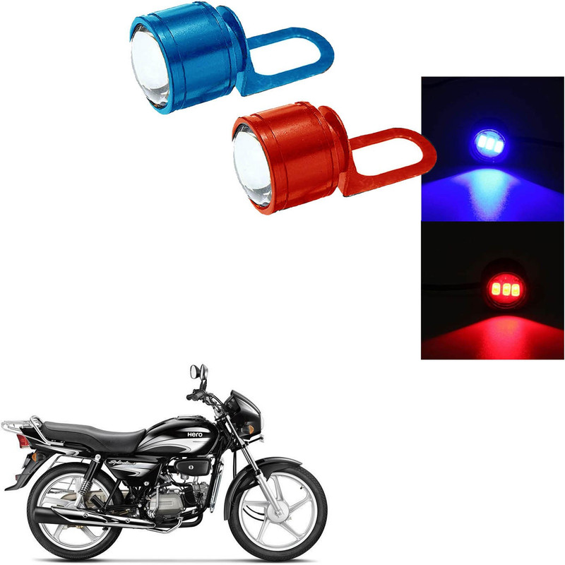 COMICAL Motorcycle Flasher Dual Blinking Led light 133 Parking Light Motorbike LED for Hero (12 V, 10 W)(Splendor Plus, Pack of 2)