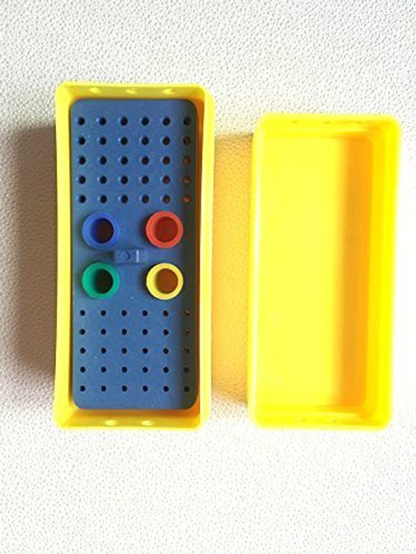 pyrax Dental Equipment Autoclavable Kit, Diamond Burs Endo Box Gutta Percha Points Dental Elevator
