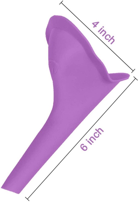 PEZ. Female Urination Device - Portable Women Stand Urinal Reusable Urinal Funnel for Travelling, Camping, Hiking, Outdoor Activities ( PURPLE COLOR ) Reusable Female Urination Device(PURPLE, Pack of 1)
