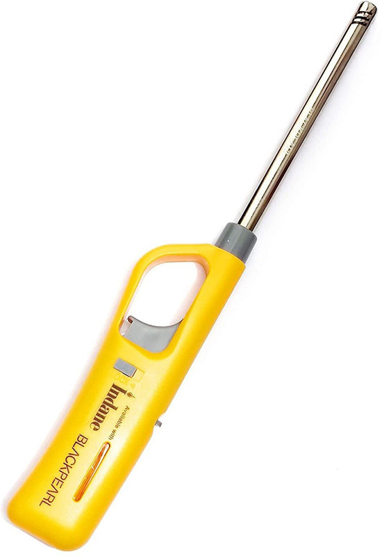 Tradeone Kitchen Gas Lighter for Stove Candles BBQ Adjustable Flame Speed Control Steel Gas Lighter(Multicolor, Pack of 1)