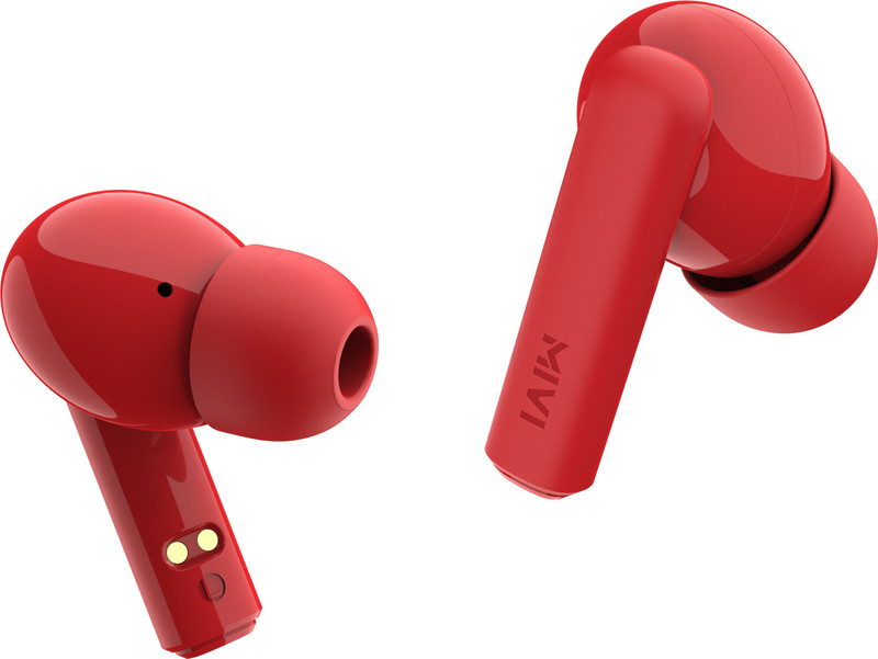 Mivi Duopods F30 with 42 hours battery Fast Charging TWS Bluetooth(Red, True Wireless)