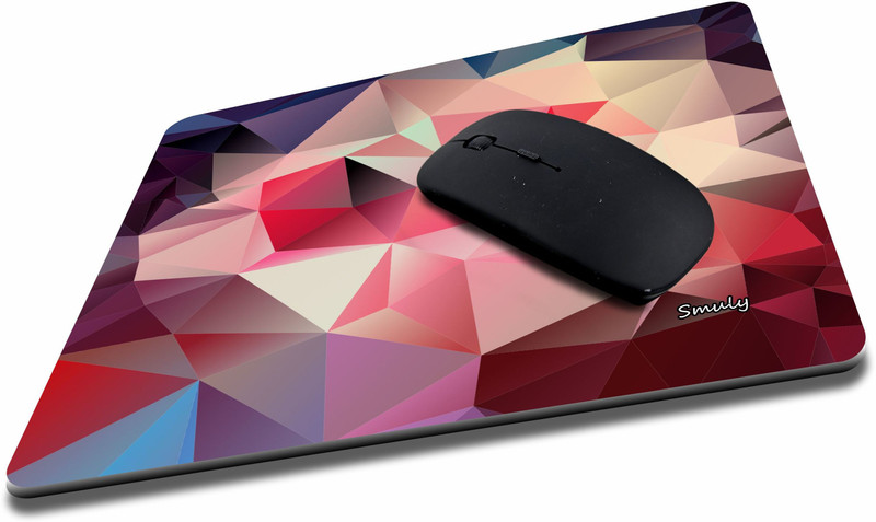 SMULY Purple glow sized 21cm*18cm*0.4cm mousepad for computer/gamer Non Slip Base Mousepad(Multi Colour 16)