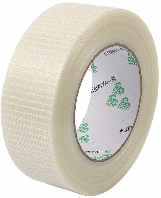 BOOM BOOM Water Proof Cricket Bat Face Protection Fiber Tape Roll 34 mm / 40 mt length Protection Tape(White)