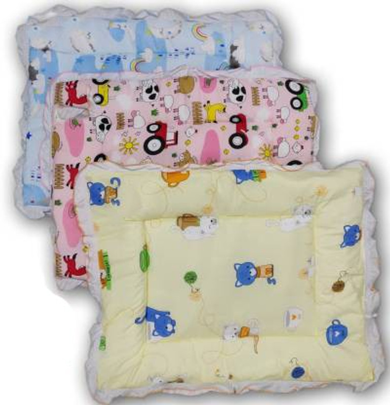 Chinmay Kids New Born Baby Super Soft Cotton Sleeping Mattress With Reversible Pattern Baby Cotton Soft Mattress New Born Baby(Fabric, Multicolor)