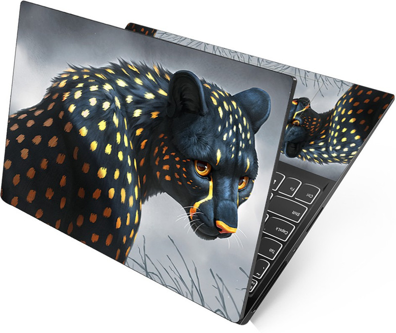 Techfit HD Printed Easy to Install Full Panel Laptop Skin/Sticker/Stretchable Vinyl/Cover for all Size Laptops upto 15.6 inch No Residue, Bubble Free - Calm Love Vinyl Laptop Skin Compatible for 15.6 inch(Theme: Nature)