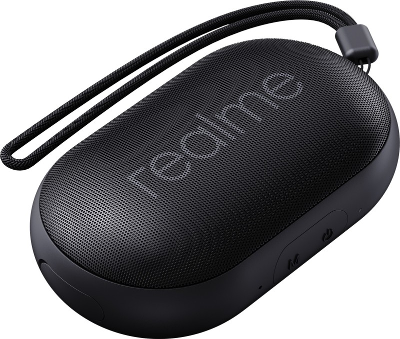 realme Pocket Speaker with Bass Radiator 3 W Bluetooth Speaker(Classic Black, Stereo Channel)