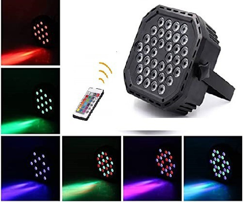 rci Paty & Disco Lighting RGB Flood Light 36 LED Shower Laser Light(Ball Diameter: 18 cm)
